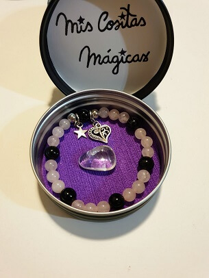Pulsera de Cuarzo Rosa